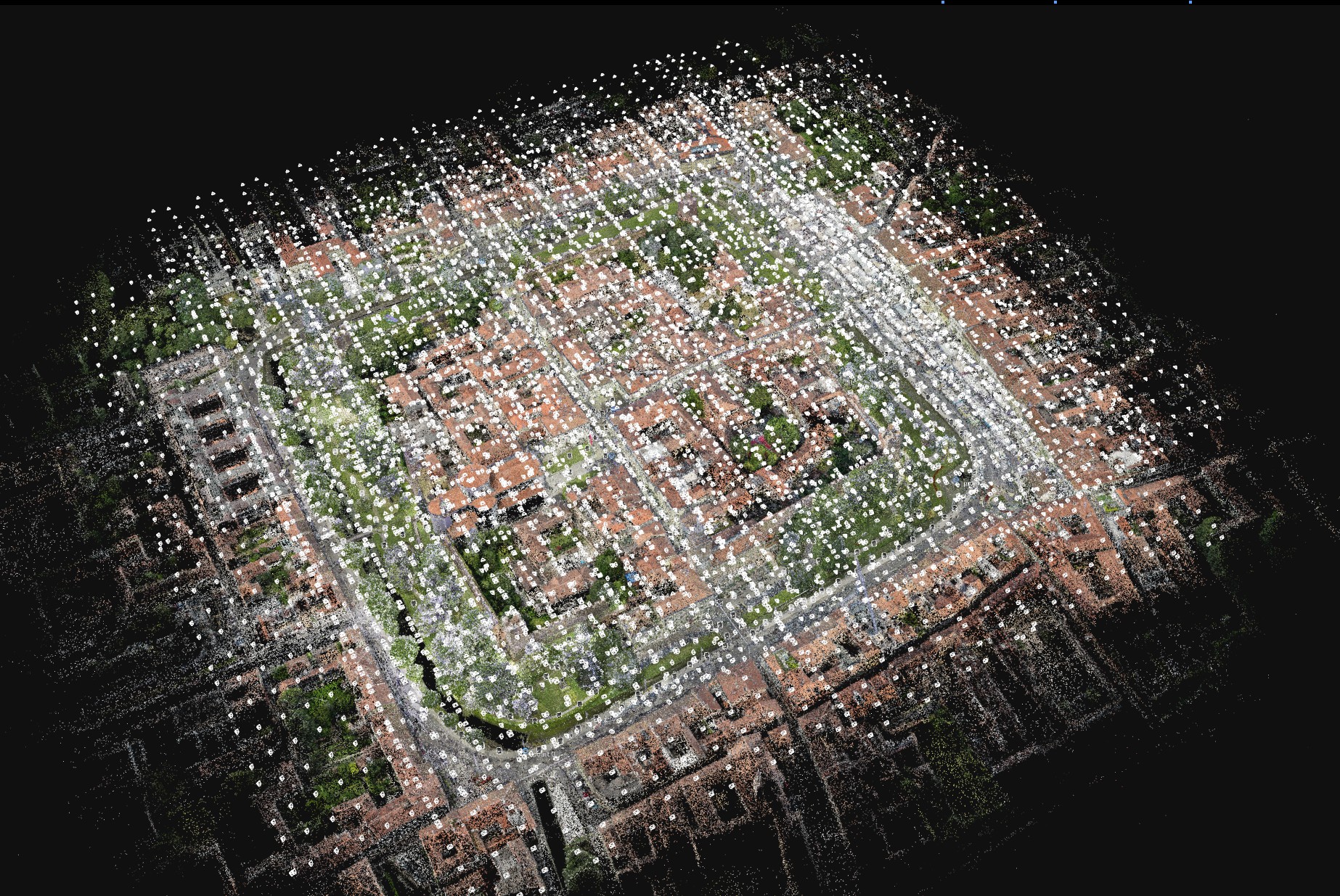 Castelfranco Veneto ricostruzione fotogrammetria laser scanner città murata - Geom. Andrea Gavagnin